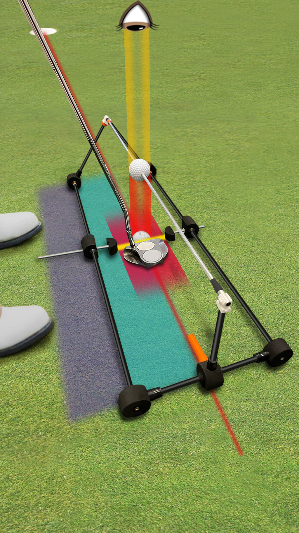"Ganzheitliches Putt-Training mit dem BirdiePod Black Edition