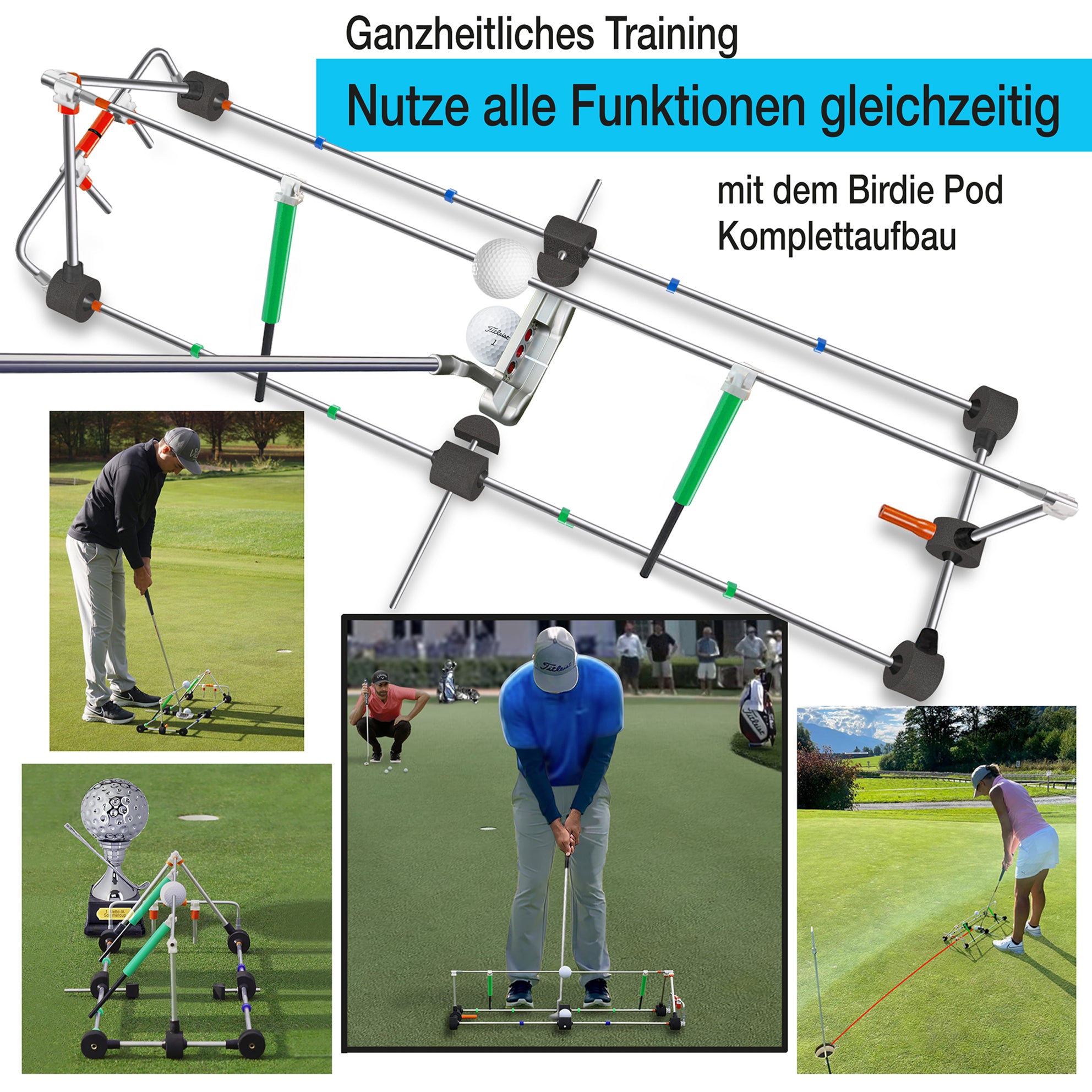„BirdiePod Classic Putting-Trainer zum ganzheitlichen Putten-Training.“