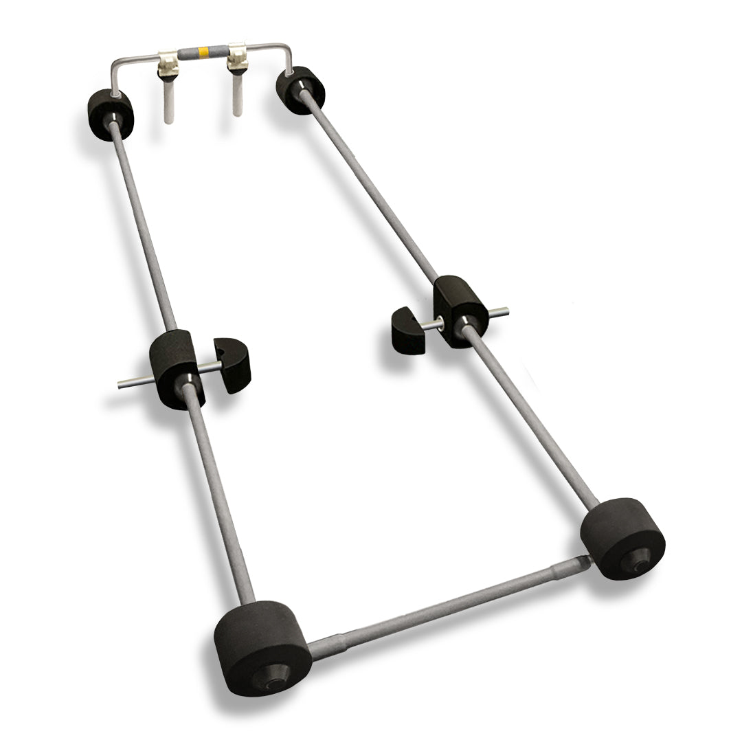 „Kompaktes Golf-Trainingsgerät BirdiePod Jet in Grau für effektives Putting-Training.“