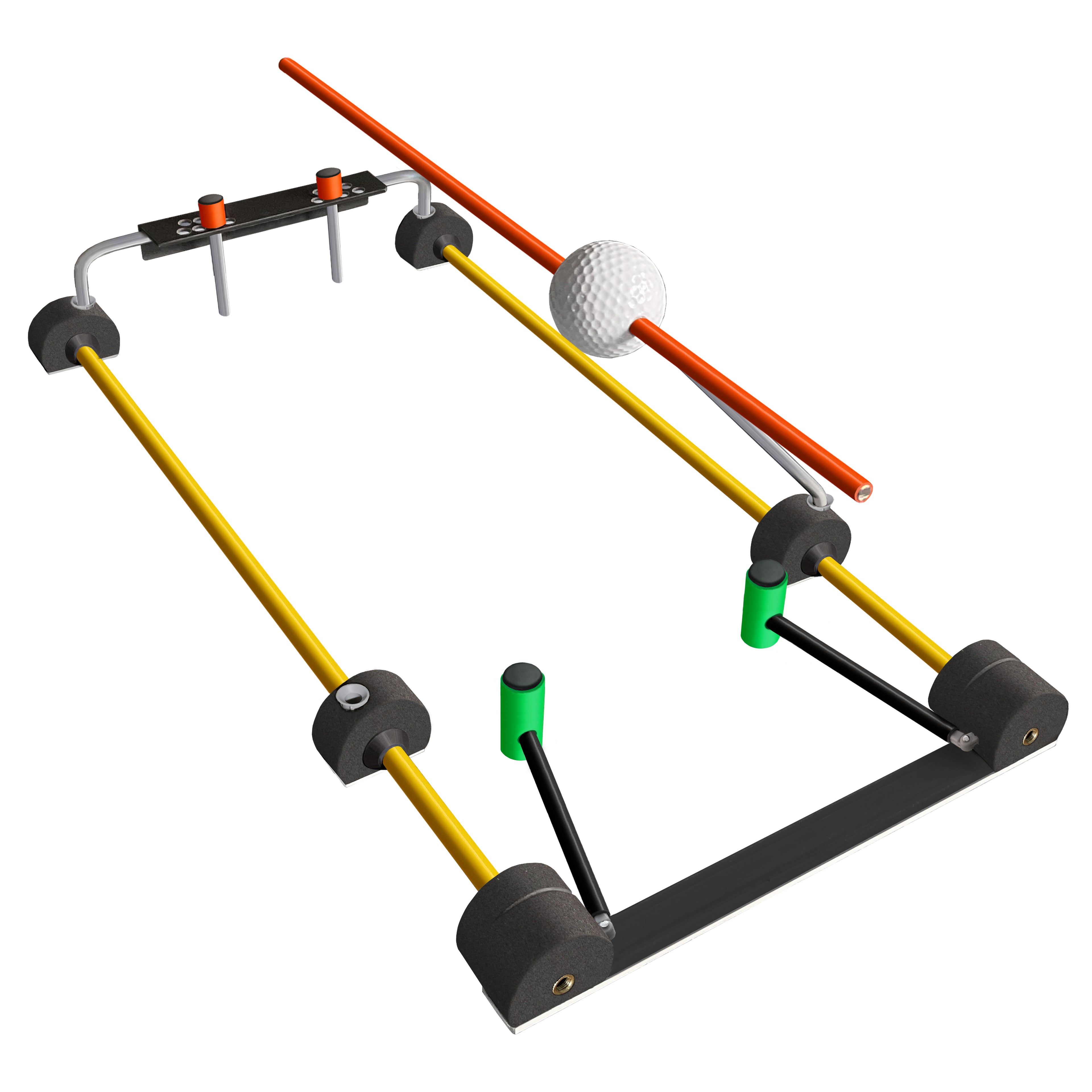 „BirdiePod Pro Golf-Putting-Trainer zur Verbesserung von Ausrichtung, Treffmoment und Richtungskontrolle beim Golftraining.“