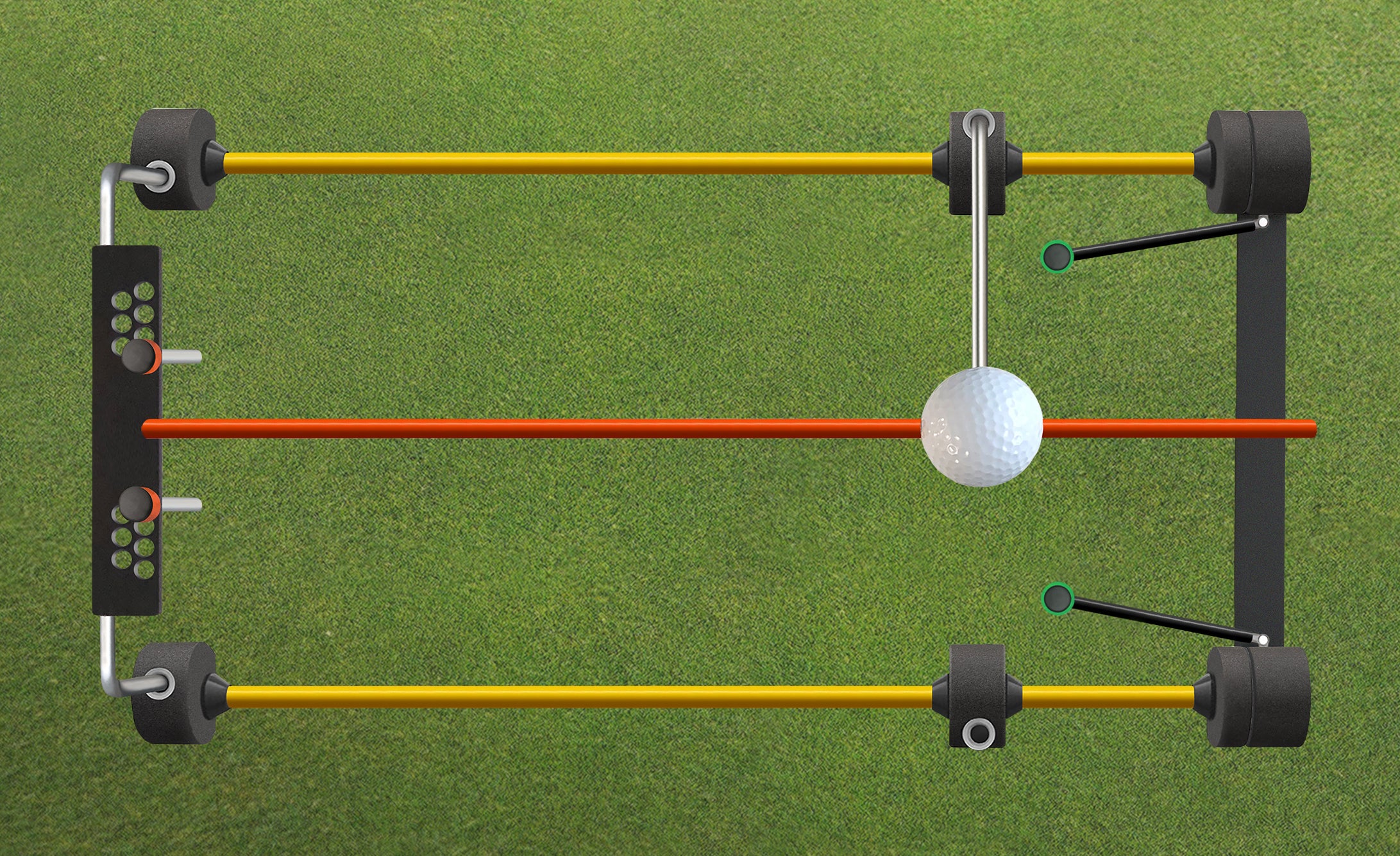 „BirdiePod Pro Golf-Putting-Trainer zur Verbesserung von Ausrichtung, Ballkontakt und Puttbewegung.“