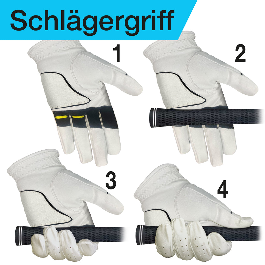 „Grip Tech Trainingshandschuh für die perfekte Griffposition in der Hand.“